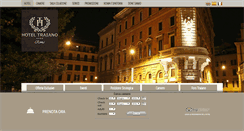 Desktop Screenshot of hoteltraiano.it