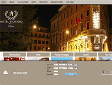 Tablet Screenshot of hoteltraiano.it